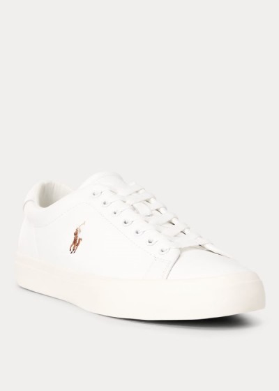 Men's Polo Ralph Lauren Longwood Leather Sneakers | 461035LDX